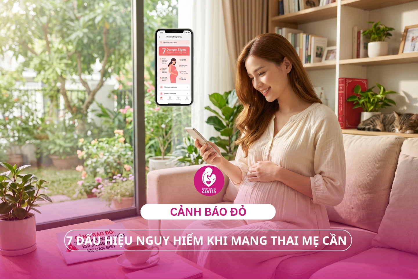 Cảnh báo đỏ: 7 dấu hiệu nguy hiểm khi mang thai mẹ cần biết
