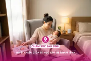 Chăm sóc sau sinh: Tuyệt chiêu giúp bé ngủ sâu mẹ nhàn tênh
