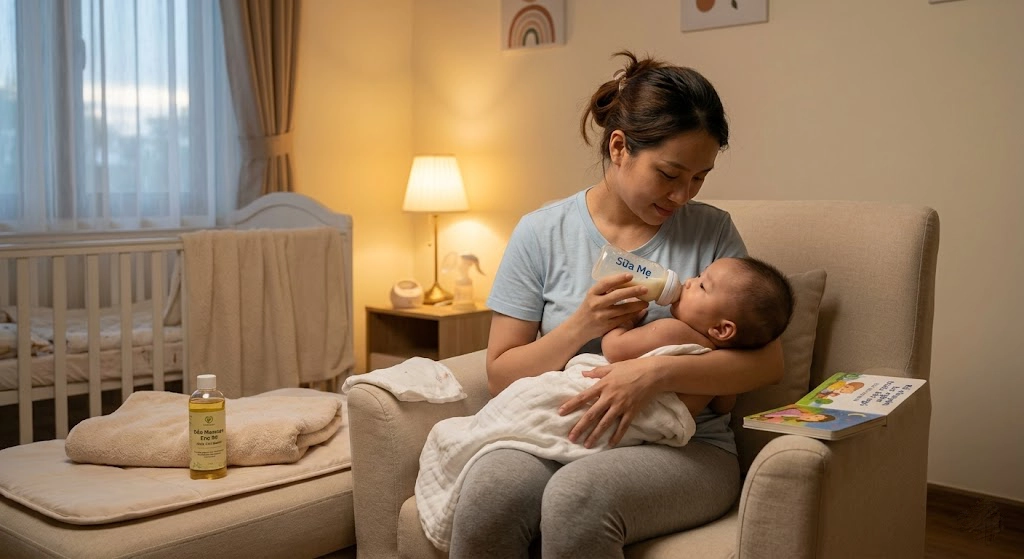 Lịch sinh hoạt khoa học trong hành trình chăm sóc sau sinh;