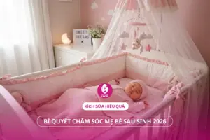 Kích sữa hiệu quả & bí quyết chăm sóc mẹ bé sau sinh 2026