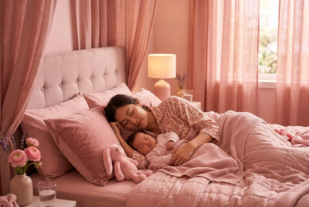 Ngủ đủ giấc cũng là cách kích sữa hiệu quả cho mẹ.