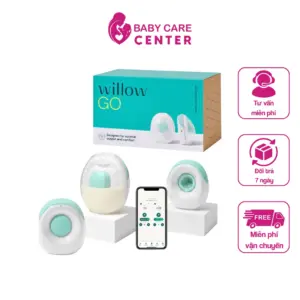 Máy Hút Sữa Willow Go – Máy Hút Sữa Không Dây, Rảnh Tay Cao Cấp – Lực Hút Mạnh, Kín Đáo (Chính Hãng)